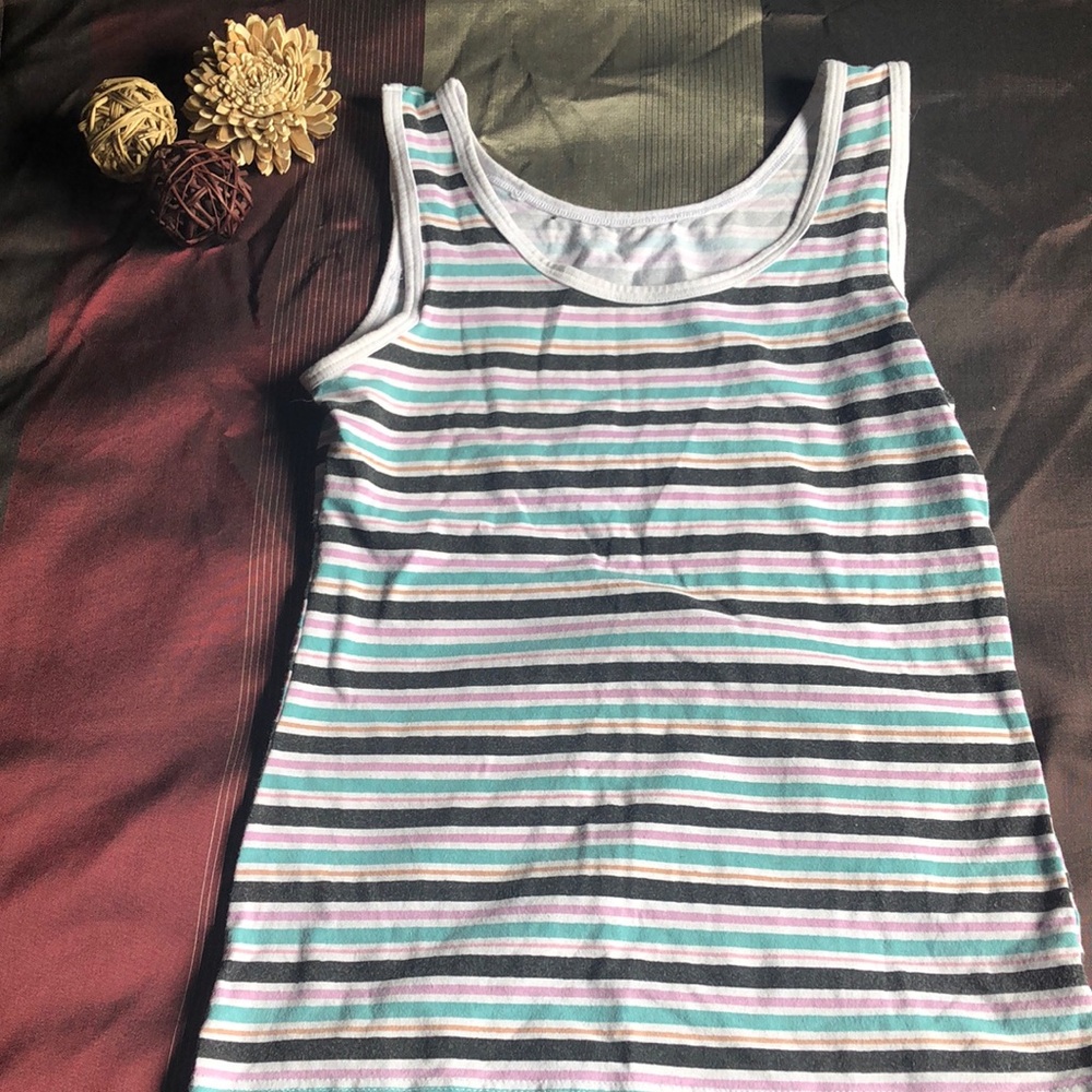 Striped Sleeveless Tank Top